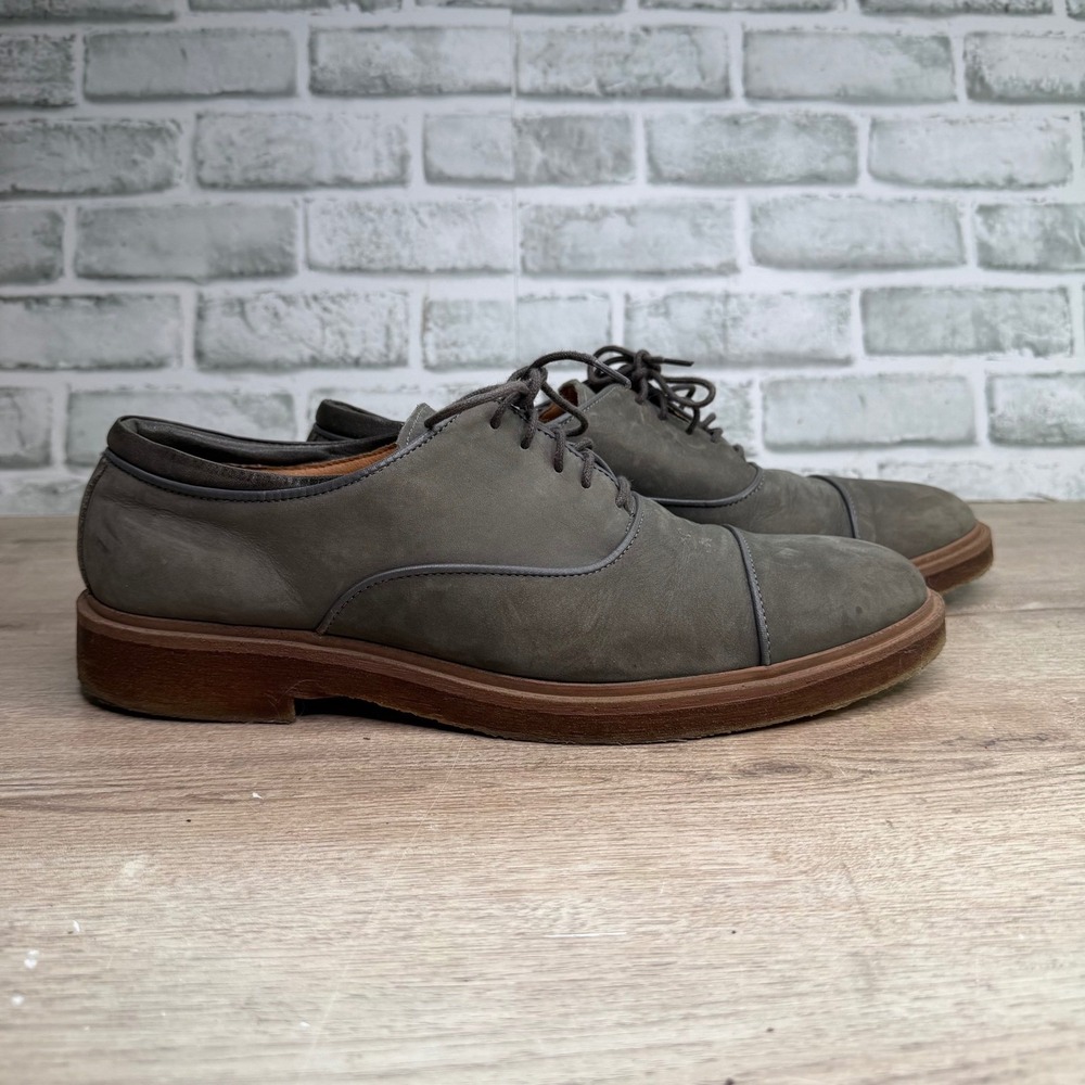 Vintage Foundry Oxford Dress Shoes Grey Size 12